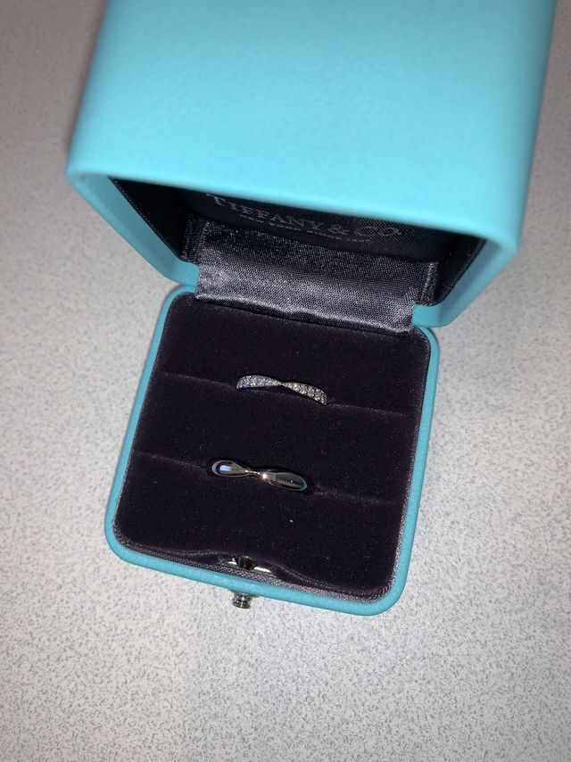 旦那さんとペアの結婚指輪です