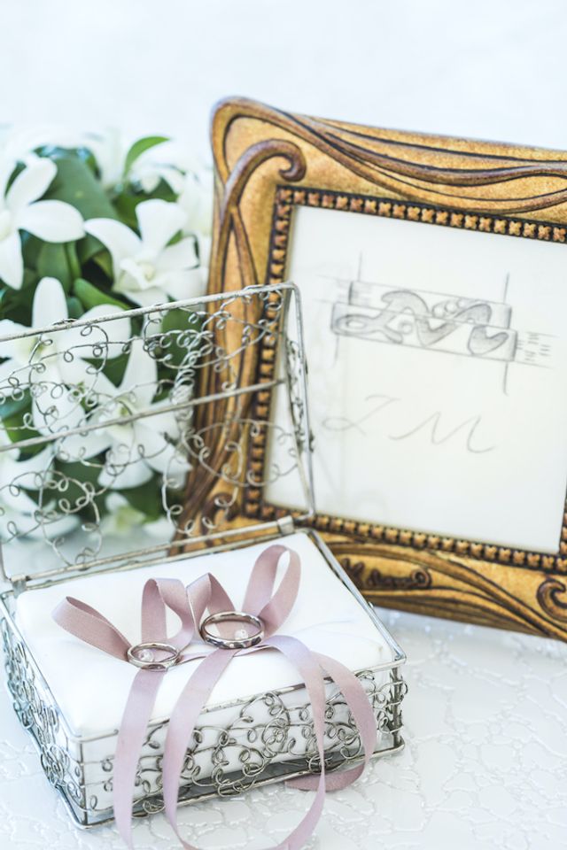 リングピローでの写真