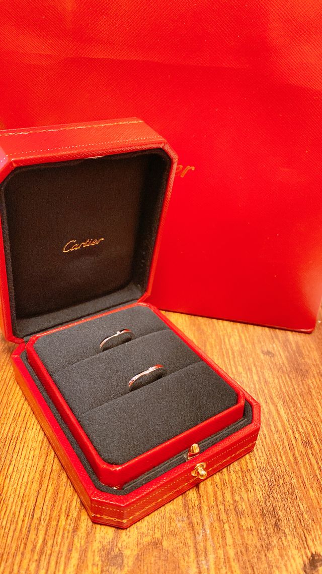 綺麗なカーブがかかったシルバーリングにしました