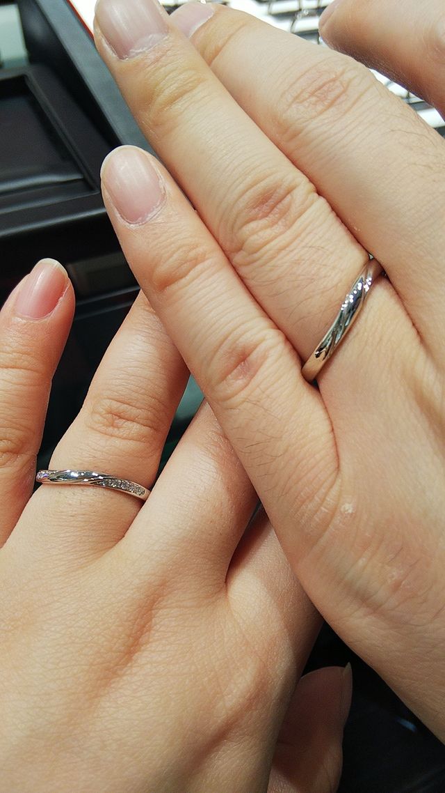 ダイヤの輝きが綺麗でした