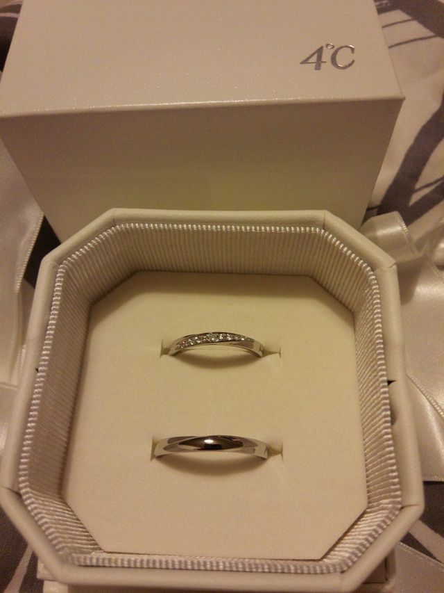 二人の結婚指輪