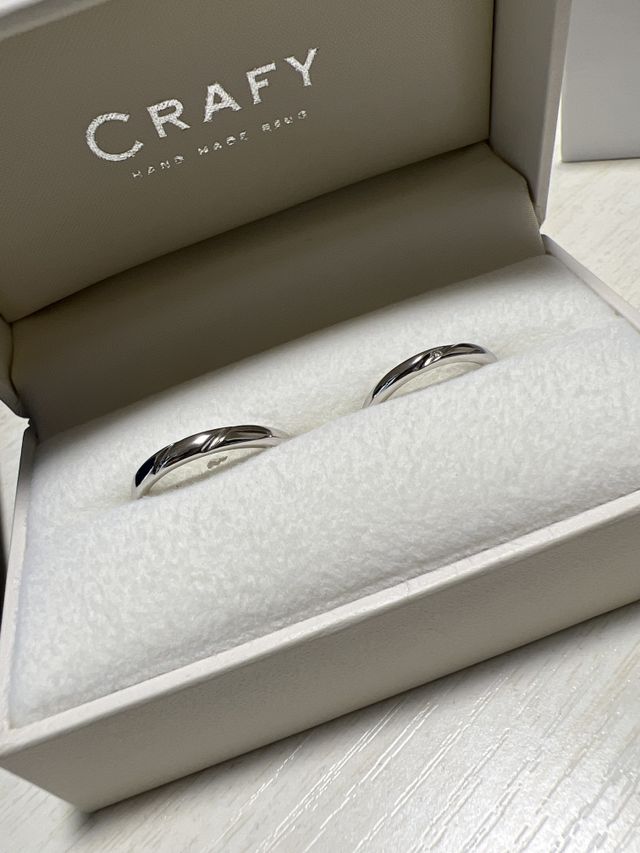 お互いのリングを作りました。