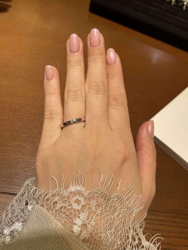 京都店にて試着した時の写真です。