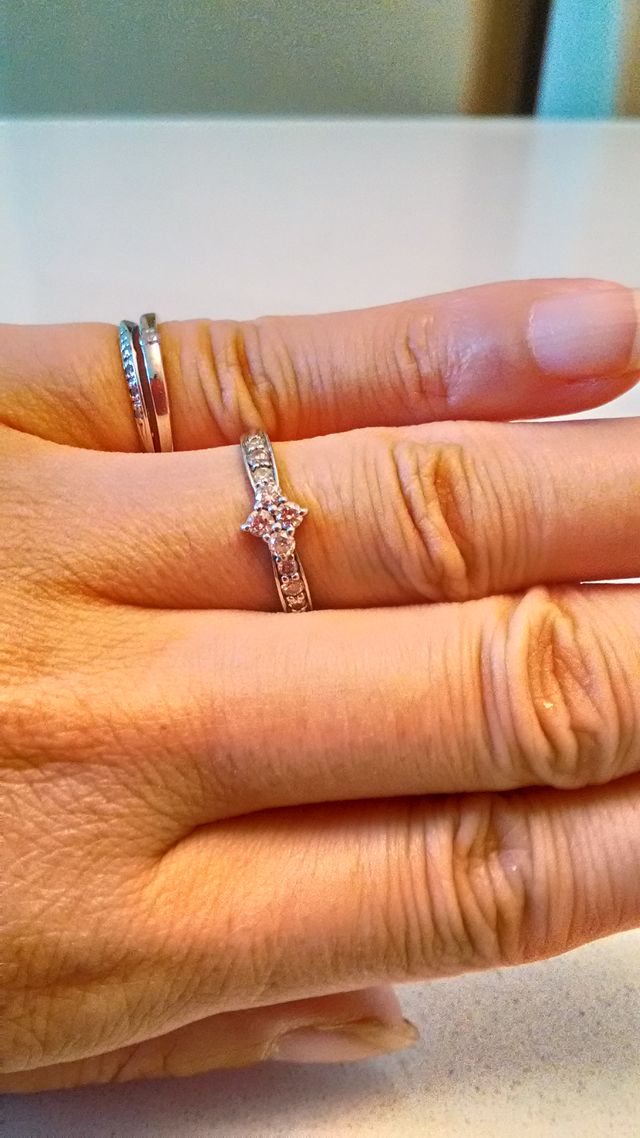 ピンキーリングと重ねづけ