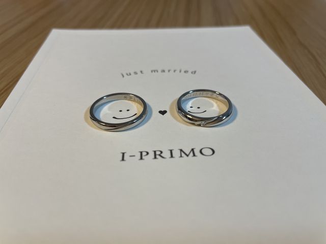 受け取りの時にいただいたカードがとっても可愛いです！