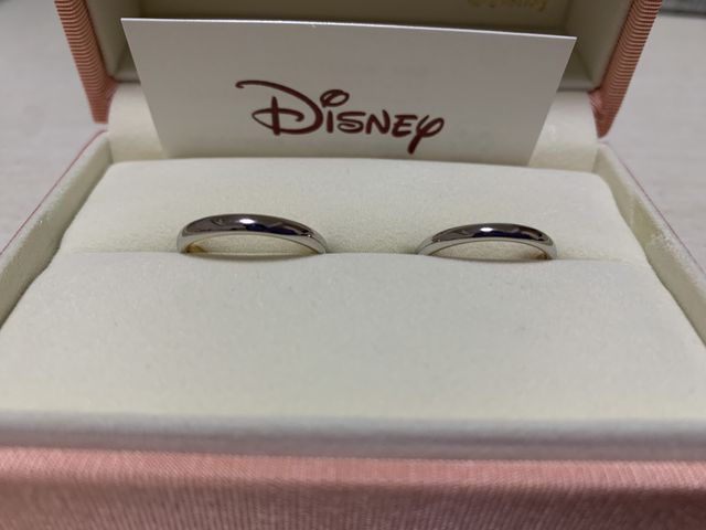 ペアの指輪でデザインもこだわりました