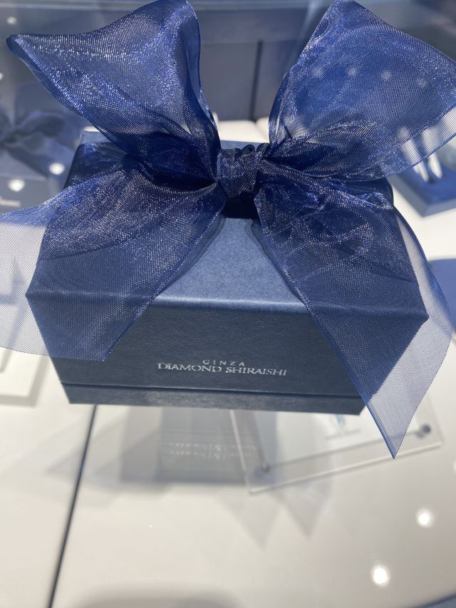 ネイビーブルーの色合いがとても上品で、一目惚れでした。