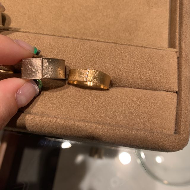太さがあるリングが良かったのでこちらはすごく理想でした！