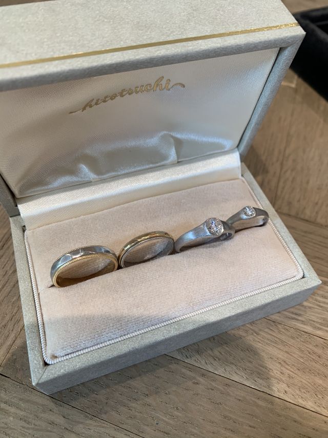 王道のコンビと珍しいシグニットのリング