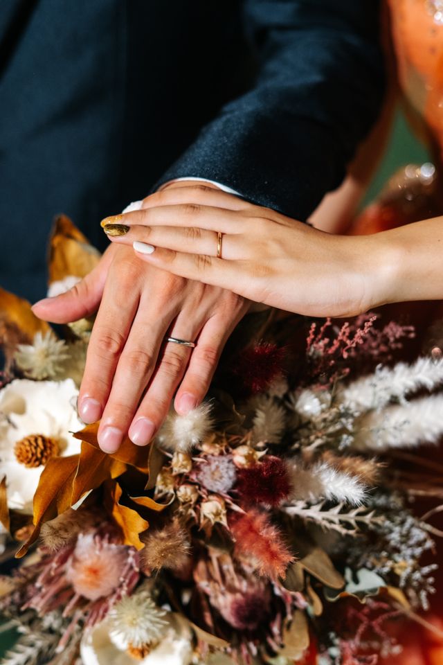 結婚式当日の写真です！