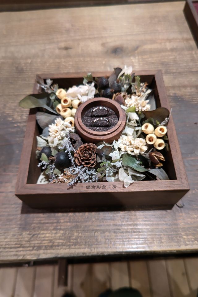 素敵なボックスを用意してもらいました。