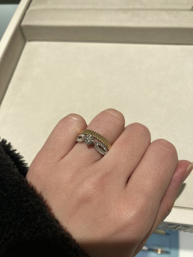 ポンドゥパリ重ね付け