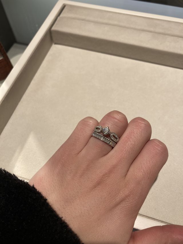 ポンドゥパリ重ね付け