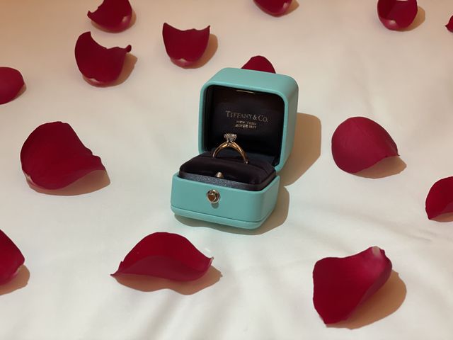 憧れのティファニーの婚約指輪。下見はティファニーのみです。