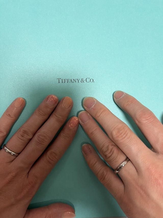 購入後に2人で記念に撮った写真