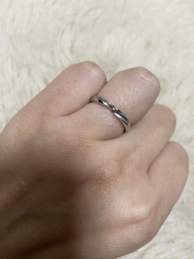 自分達で好きなデザインの指輪を手作りできて嬉しかったです！