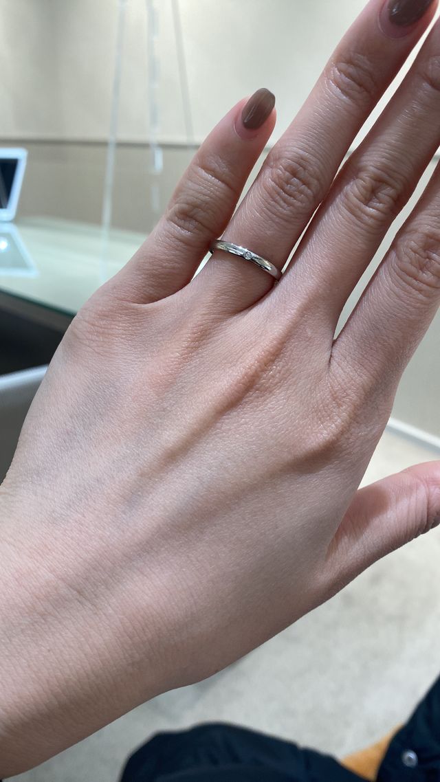 ダイヤ1石シンプルイズザ！ベスト！