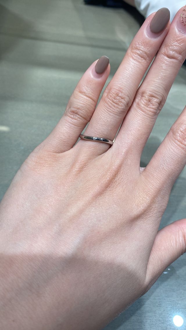 指にフィットするウェーブタイプ♡