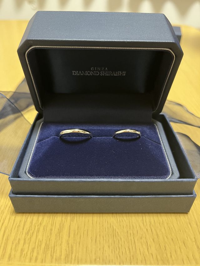 シンプルなデザインの指輪です！