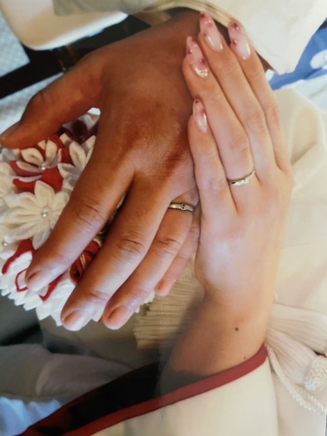 神前式の時に撮った写真です。