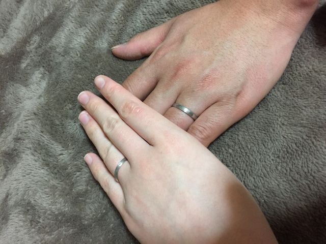 シンプルなストレート甲丸タイプでヘアライン加工を入れました