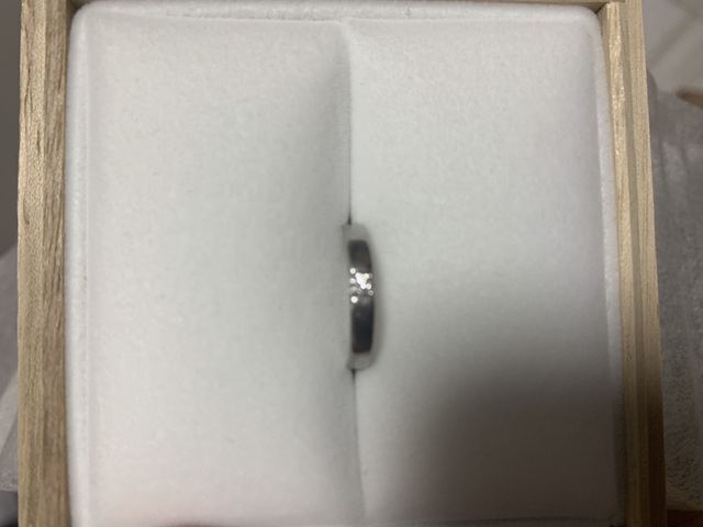 結婚指輪です。