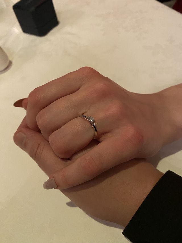 ディナーで渡しました