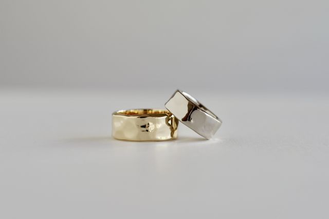 太い指輪を希望でした