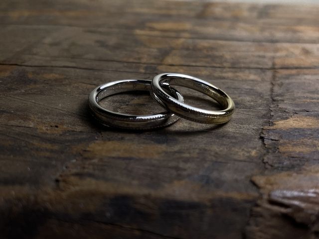 ミル打ち
男性プラチナ
女性プラチナ:イエローゴールド7:3