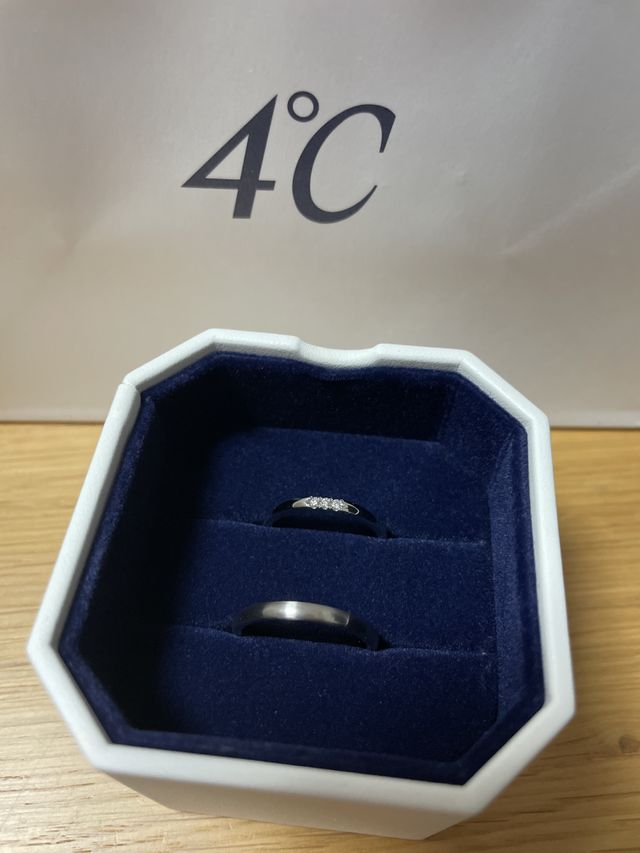 結婚指輪です。