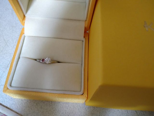 母の婚約指輪をリメイクしました。