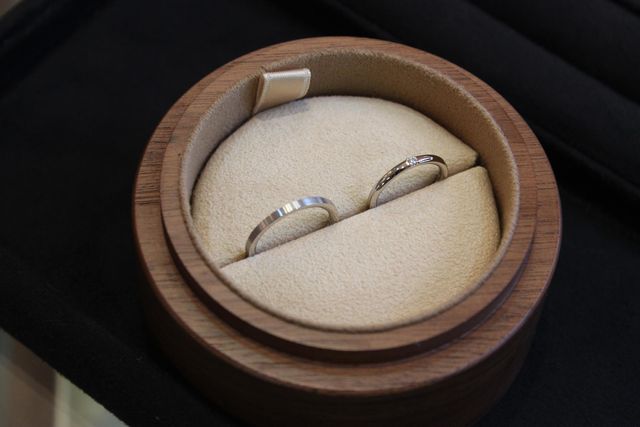 細くても耐久性が高い指輪にしました！