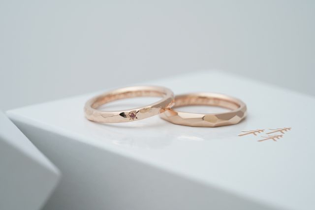 同じサイズ、同じカラーで仲良し♡デザインは各々で個性的に♪