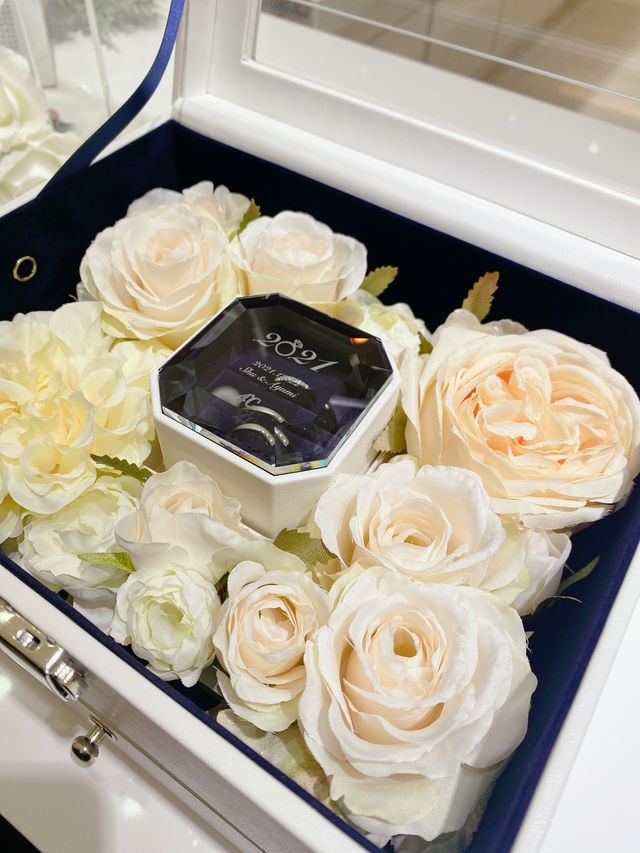 購入時に、撮影用に可愛い箱に入れていただきました。