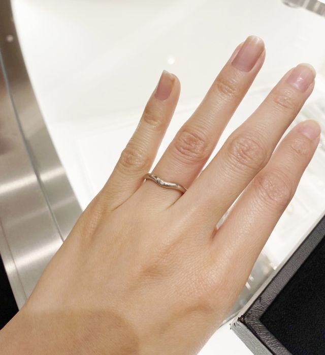 いくつか候補をあげて試着しましたが、1番気に入りました