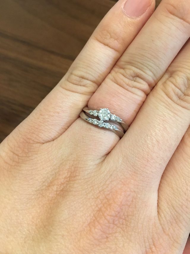 重ねづけすると可愛いです。