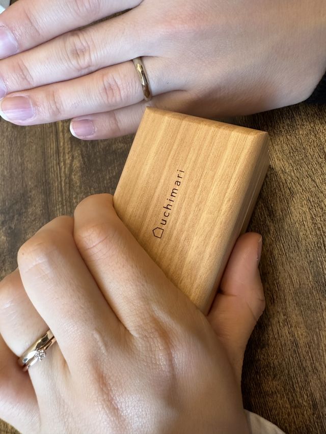 とても可愛い木箱に入って届きました！