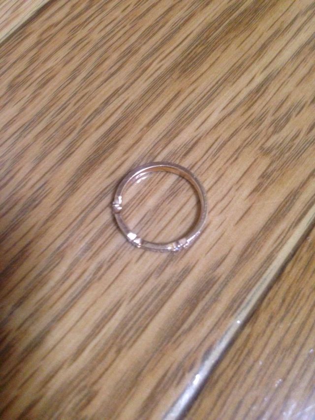 真上から見た指輪