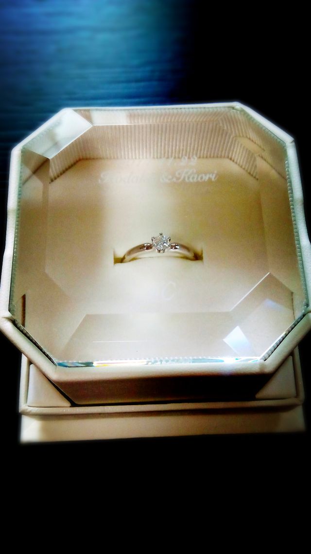 4℃の婚約指輪