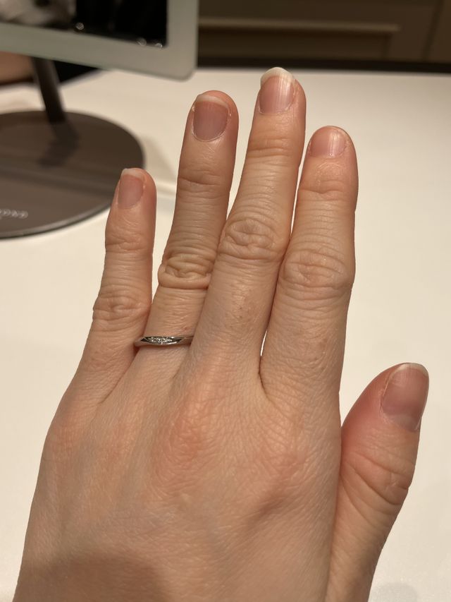 勧めていただいたお蔭でV字のデザインが候補に入りました。