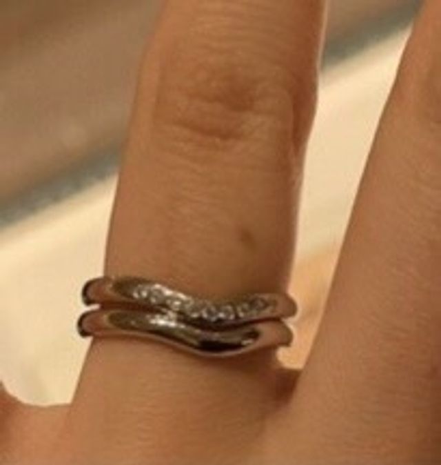 ティファニー波型セットリング