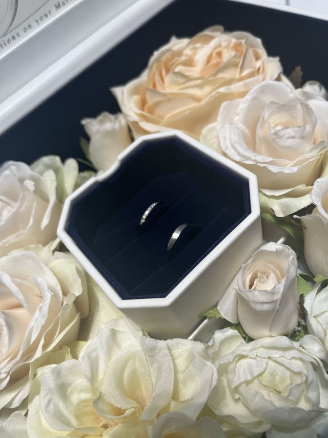 ピンクダイヤモンドにしました。