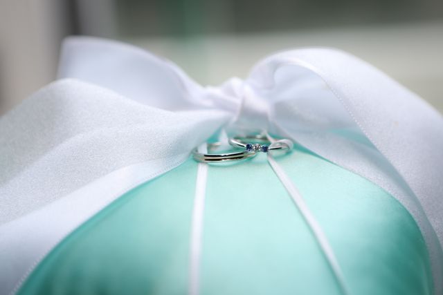 結婚式当日の写真です。