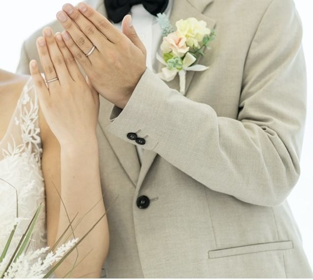 フォトウエディングで撮って頂いた時の写真です！
