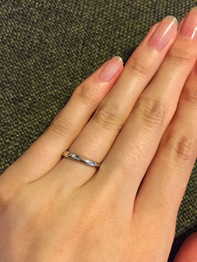 結婚指輪です