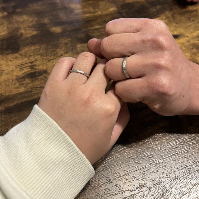 初めて着用した時の写真