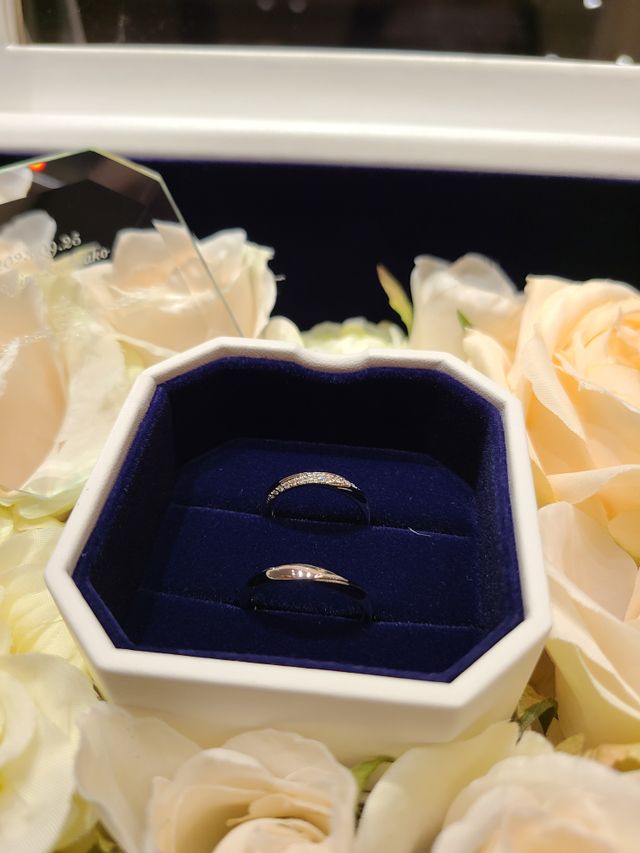 受け取り時に撮影用の特別なケースに入れてもらいました。