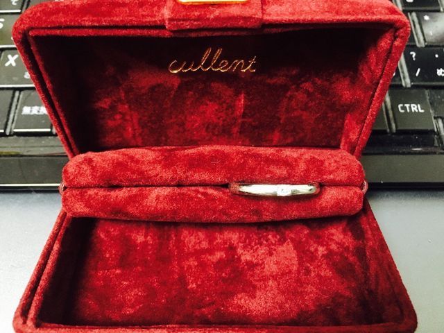 結婚指輪です