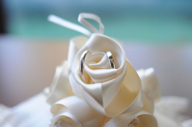 結婚式の当日撮ってもらいました