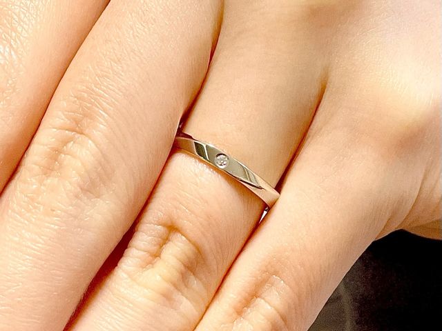 女性側のモントーン着用写真